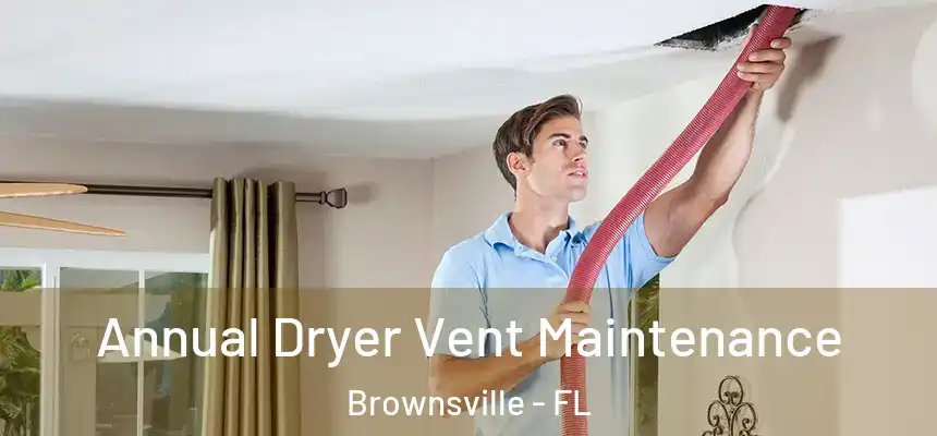 Annual Dryer Vent Maintenance Brownsville - FL