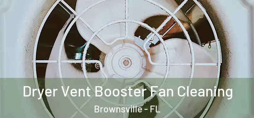 Dryer Vent Booster Fan Cleaning Brownsville - FL