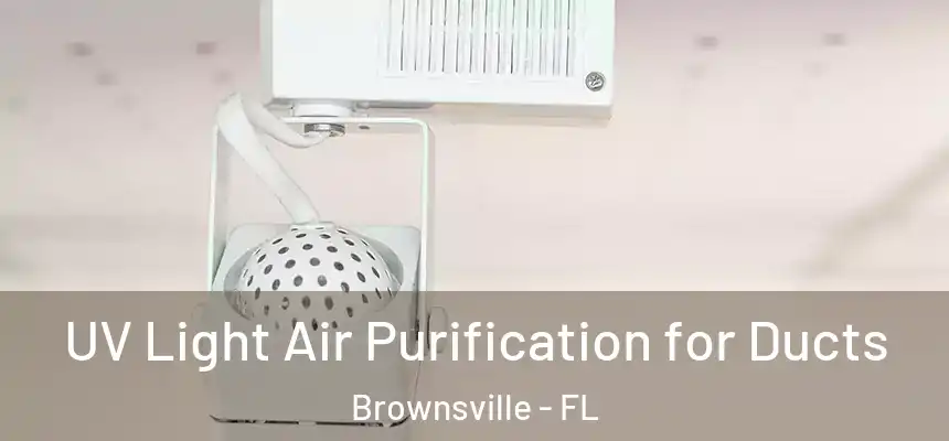 UV Light Air Purification for Ducts Brownsville - FL